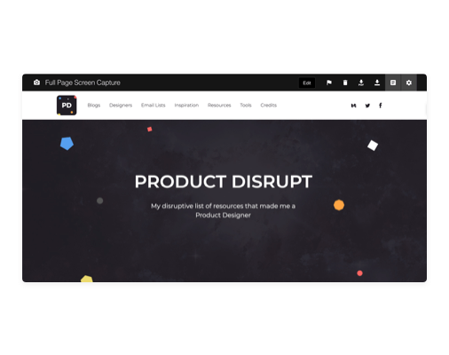 Full Page Screen Capture